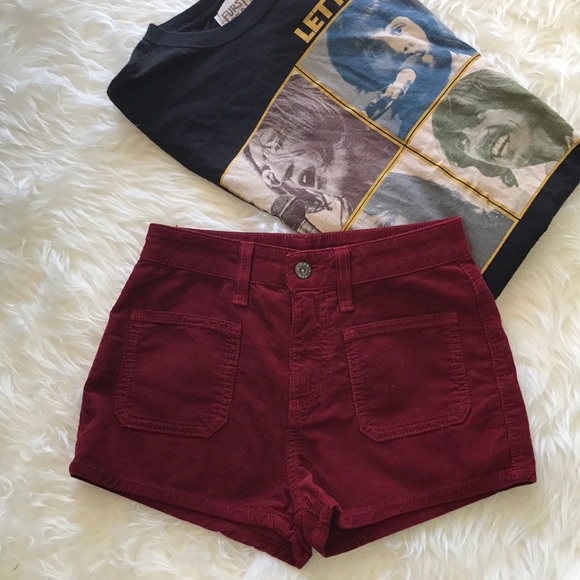 LF | Shorts | Lf Carmar Burgundy High 